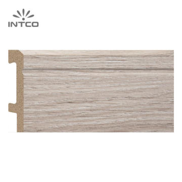 INTCO 8cm Baseboard Wood Color Waterproof Decorative Rodape Accessories Floor Skirting Moulding